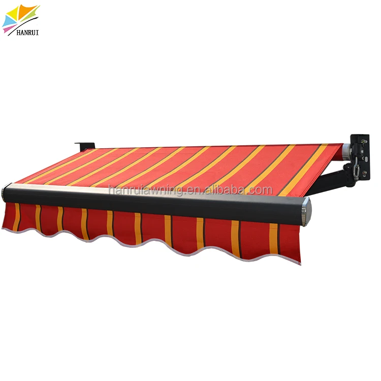 

cheap 2m, 3m, 4m, 5m, 6m outdoor folding arm manual waterproof sunshade retractable awning for terrace in Foshan, Customized