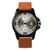 Hot sale custom genuine leather watches for men