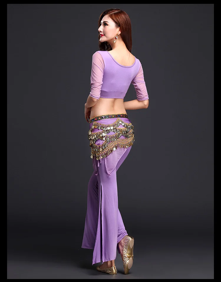 S433+k433 Special Soft Modal Belly Dance Dress With Top And Pant Set