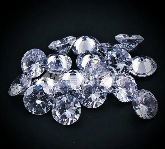 

Factory price CZ AAAA round shape 1.25mm Cubic Zirconia made in china, White