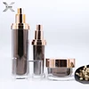 high quality pump sprayer lotion and skin care cream use sets cosmetic acrylic plastic bottle for with cap