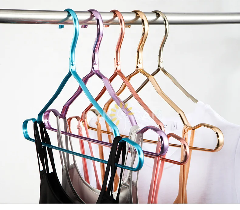 Luxury Rose Gold Metal Coat Hanger For Velvet Skirt Buy Coat Hanger