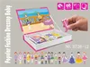 New listed! popular fashion dress up baby series paper puzzle