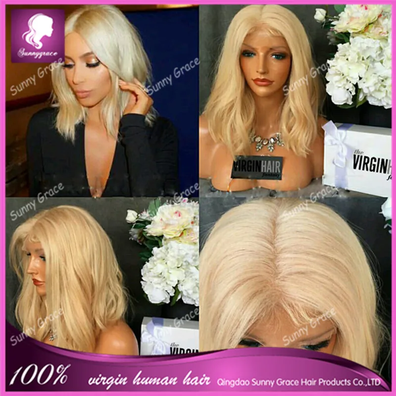 

Wholesale bob wigs human hair 100% Human Hair Wigs For Black Women blond Cheap Brazilian Human Hair Full Lace Wig, N/a