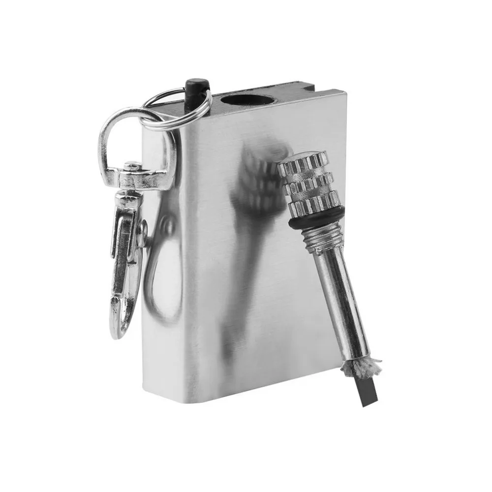 1X Emergency Fire Starter Flint Match Lighter Outdoor Campings Survival Tool CO