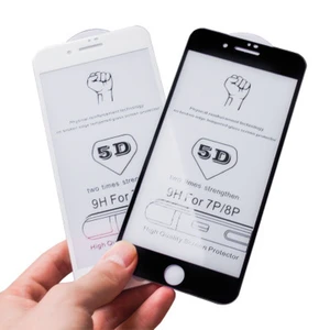 Real 5D cold carving full glue screen protector for iPhone x/xs/xr/xs max tempered glass film for iPhone 7/8/7P/8 Plus