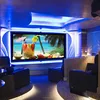 Luxury metal frame home theater 3D 4K projection screen 180" 16:9 HDTV format
