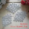 cheap beautiful sequin beaded wholesale rhinestone applique for decoration