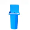 two glim cardboard table top display stand for make up things/literature pallet display