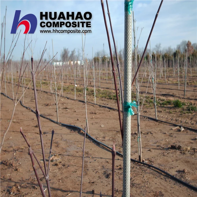 Fiberglass stake 1/4", 3/8", 1/2", 5/8",11/16", 3/4", 7/8", 1"one pencil end UV Resistant for tree nursery plant support