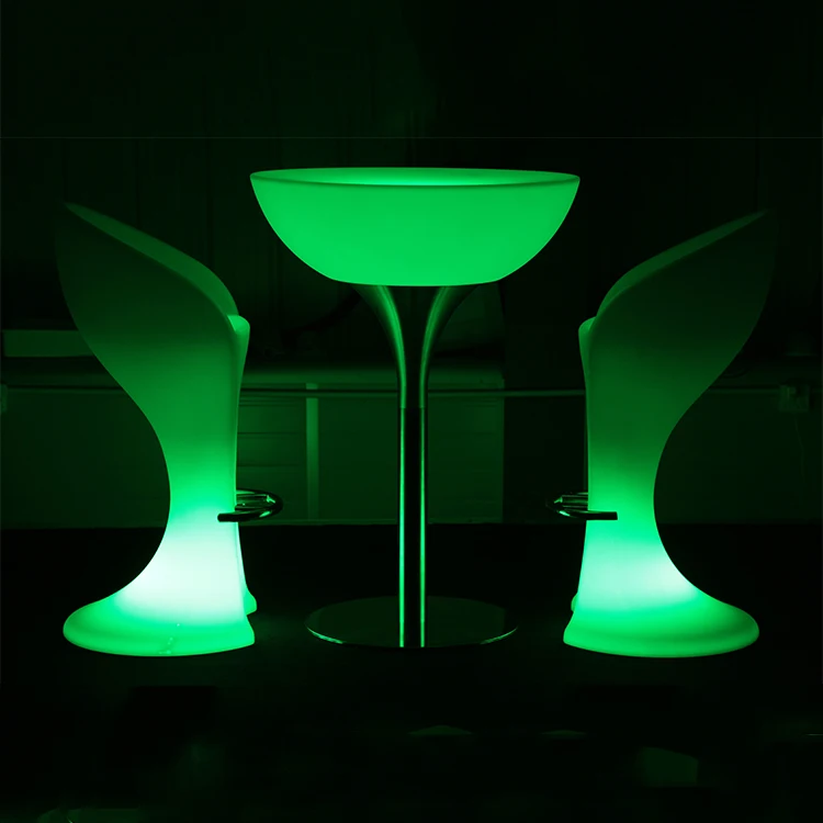 Oem Plastic Led Color Changing Light Table Night Club Lighting