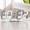 Hot Sale Modern Design 3D Digital Led table Clock Number Words Home Goods Wall Clocks