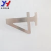 OEM ODM custom brushed stainless steel number for address hotel room number