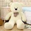 new style valentine gift white teddy big bow-knot bear plush toy