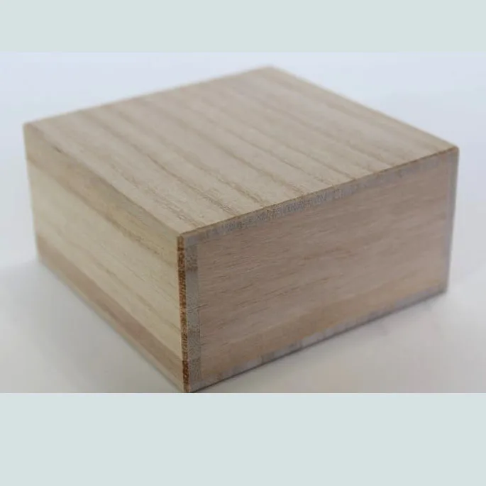 small wooden gift box with lid