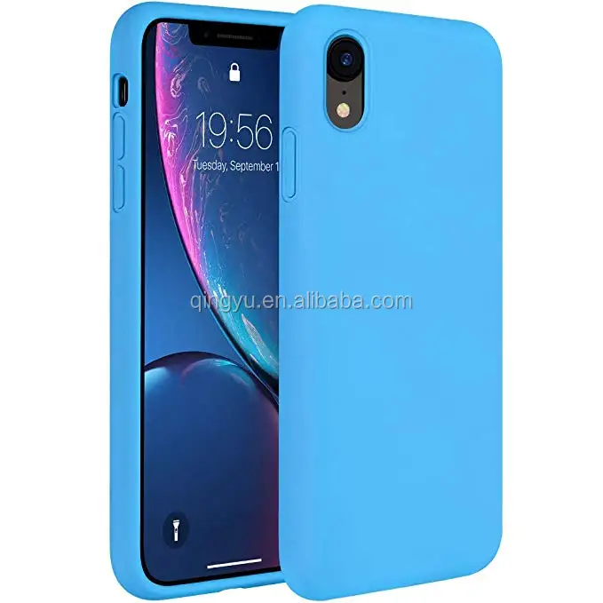 

Liquid Silicone Case Compatible with iPhone XR 6.1 inch, White;dark;blue;red etc.