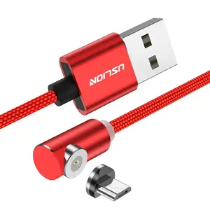 USLION Elbow Magnetic Charger Cable iPhone Android