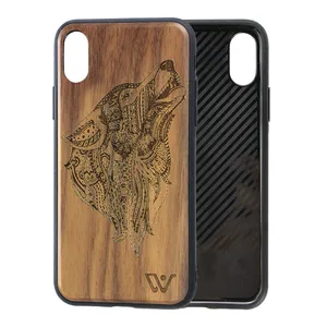 Real Wood Shell Phone Case iPhone X