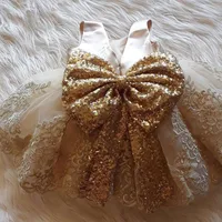 

Girl Princess party dress for kids Flower Girl Dress Children pageant dresses with sequin bow