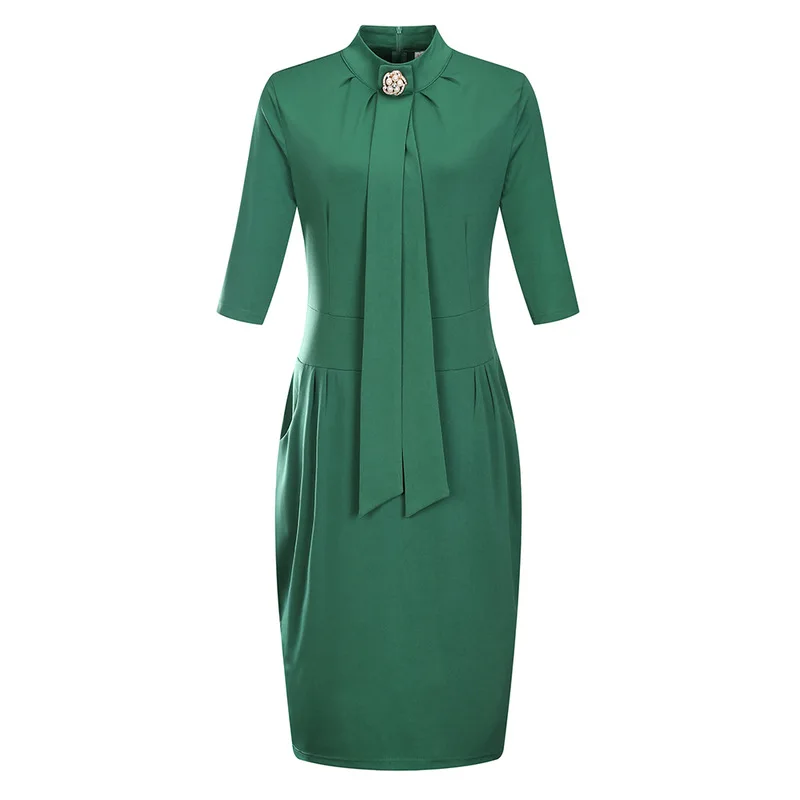 

2018 new style big size dress office women 6xl oversized plus size dress