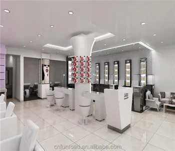 Modern Nail Salon Reception Desk Interior Design Buy Manicure