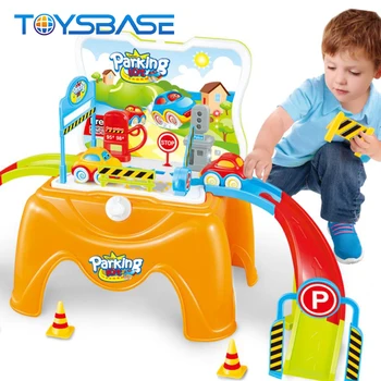 plastic car garage toy