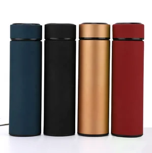 Image of Wholesale Rubber Coating 500ml Stainless Steel Thermos Flask Stainless Steel Water Bottle