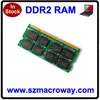 2x4GB 8gb pc2-6400 ddr2 sodimm 800mhz 200-pin memory ram