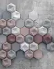 colorful cement tile tips dining room Asymmetrical concrete tiles