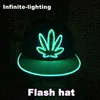 EL Wire Flashing Lighting the dark snapback Caps