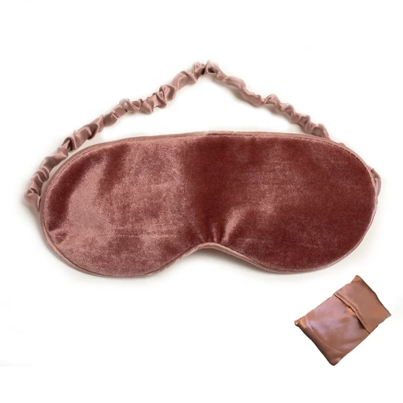 Private Label Luxury Gold Silk Eyeshade Gift Box Eye Mask For Sleeping