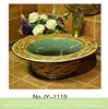 SJJY-1119-20 Straw hat shape porcelain counter top basin