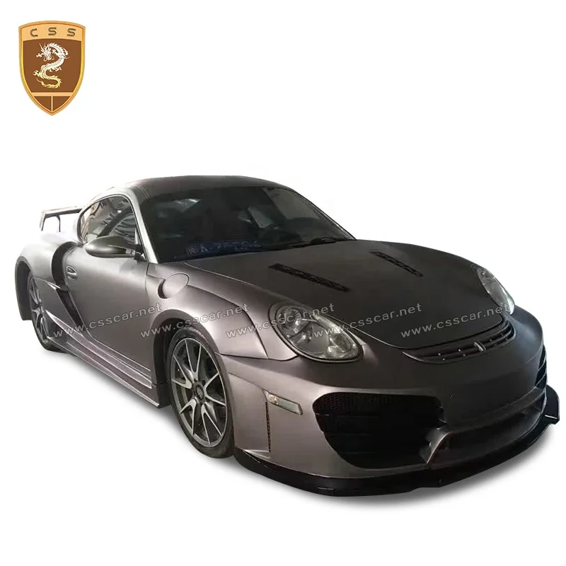 Car Auto Accessories Css New Design Body Kit Bumper Wheels Kit Car Suitable For Porsche Cayman 987 Hood Body Parts Wide Body Kit , Buy Car Body