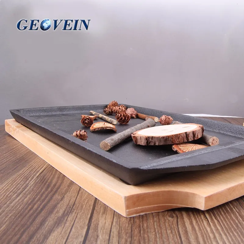 Pepper Lunch Sizzle Plate Cast Iron Skillet With Wooden Base Buy Cast