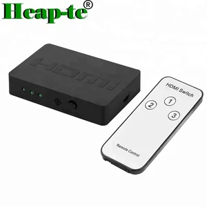 3x1 HDMI Switch Splitter 3 In 1 out HDMI1.4 Distributor Converter HD 3D 1080P & Remote Control for XBOX360 DVD PS3 Projector