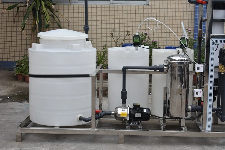3TPH industrial water treatment water filter  technology uf ultrafiltration system for water purification