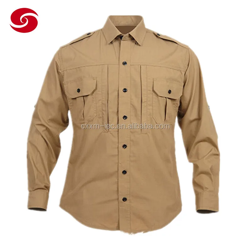 High Quality Tactical Ripstop Khaki Military Shirts Buy Military