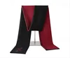 Reversible thick wool blended square lattice scarf