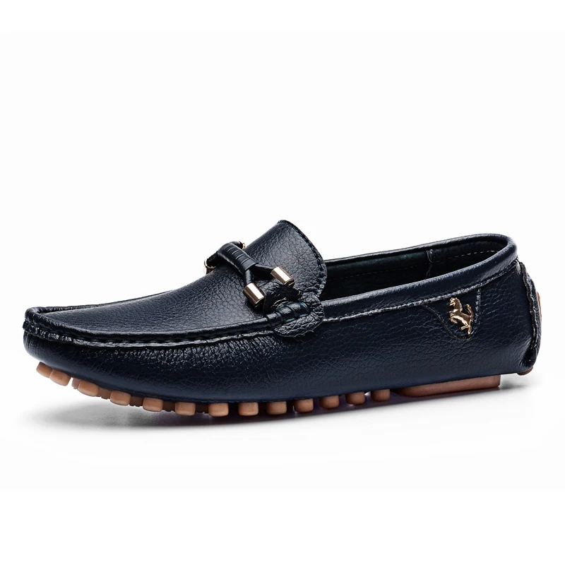 
Factory price wholesale mens flat casual driving loafers leather shoes 