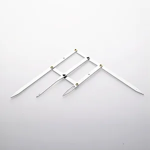 Permanent Makeup Eyebrow Microblading Stencil Ruler, Stainless Steel Golden Ratio Eyebrow Divider Ruler