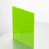 Eco-friendly Color Plastic Sheet 3mm 5mm Lime Green Acrylic Sheet 100% Virgin