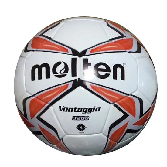 
Custom logo PU Leather Thermo Bonded official weight Size 4 5 Molten Football ball 