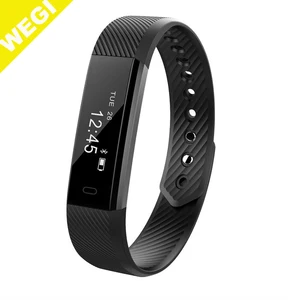 Fitness Watches Heart Rate Monitor Smart Band ID115HR Wristband Black Pink Blue Bracelet Activity Tracker for samsung iphone