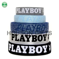 

Sublimated elastic waistband Jacquard custom printed elastic band for underwear