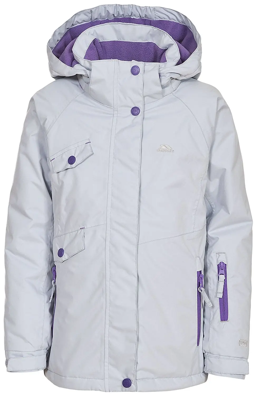 Trespass Janet Baby Windproof Hooded Casual Coat Padded Waterproof Girls Jacket