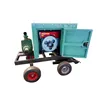 Small moving diesel water pump set for irrigation