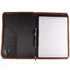 High Quality PU Leather Portfolio Man Document Bag With Calculator