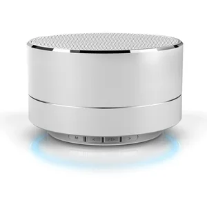 Portable A10 LED Bluetooth Speaker Metal Finish
