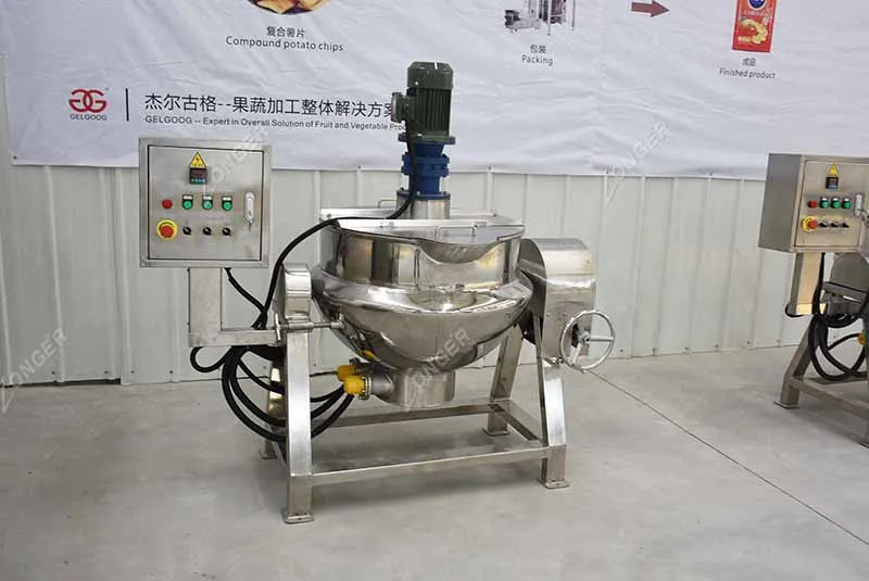 Electric Automatic Sugar Boiler Steam Kettle Boilers Gas Heating Sugar