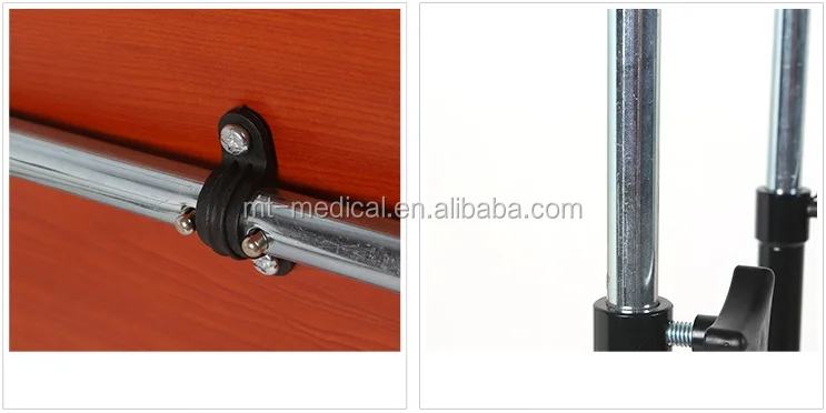 Hospital Overbed Table Height Adjustable Dining Table Suitable For Patient